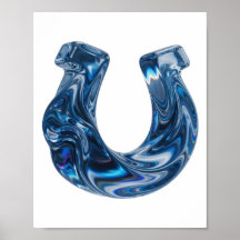 Fette Blaue Wasser Text Design