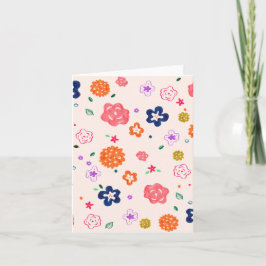 Fette Blume Karte