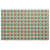 Fette Blumen im Schachbrettmuster Stoff (Yard (91,4 cm))