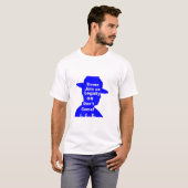 Fette Botschaft Silhouette – Gesetzliche Einwander T-Shirt (Vorne ganz)