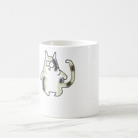 Fette Bowlegged Katze Kaffeetasse (Mittel)