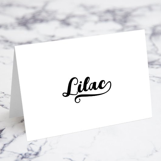 Fette Brush Script C Swash Namens Karten