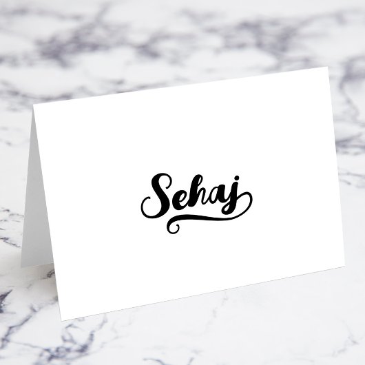 Fette Brush Script J Swash Namensplatzkarten Tischnummer