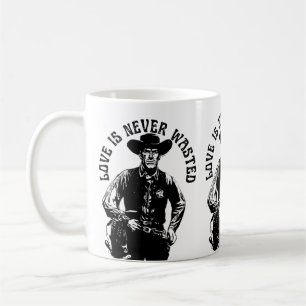 Fette Cowboy-Liebeserklärung Kaffeetasse
