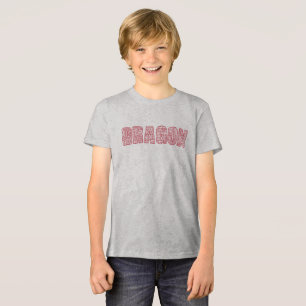 Fette 'DRACHEN' Wortkunst T-Shirt Grafik Tri-Blend Shirt