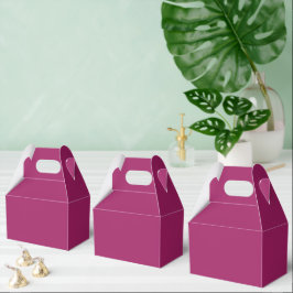Fette Farbblock-Hochzeits-Einladung – Magenta Geschenkschachtel