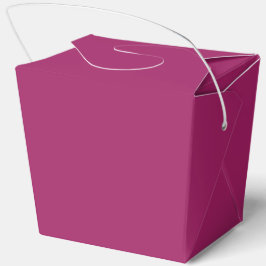 Fette Farbblock-Hochzeits-Einladung – Magenta Geschenkschachtel