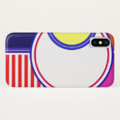 Fette Farben, feines grafisches Design Case-Mate iPhone Hülle (Rückseite (Horizontal))