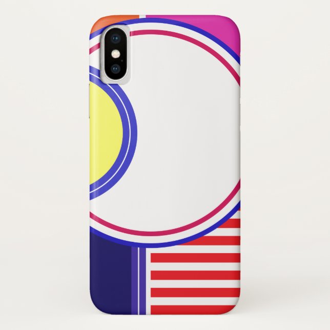 Fette Farben, feines grafisches Design Case-Mate iPhone Hülle (Rückseite)