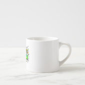 Fette farbenfrohe Motivationszitat Espressotasse (Rechts)