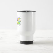Fette farbenfrohe Motivationszitat Reisebecher (Mittel)