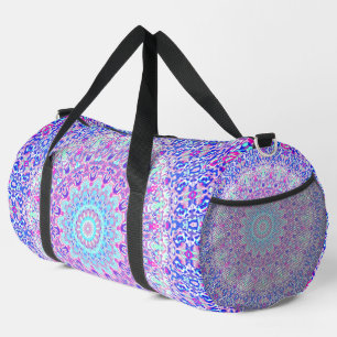 Fette Farbige Eklektische Groovy Boho Hippie Manda Duffle Bag