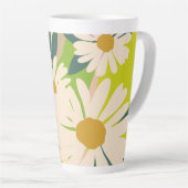 Fette Gänseblümchen-Blüte mit farbenfrohen Farbblö Milchtasse (Rechte Ecke)