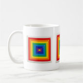 Fette geometrische Pop-Art Kaffeetasse (Links)