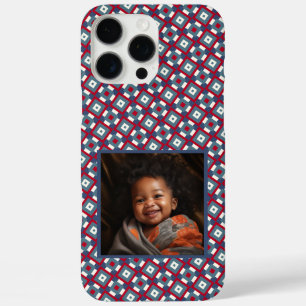 Fette Geschenke für Freundin Quadratisches Muster iPhone 16 Pro Max Hülle