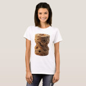 Fette graue ABSTRACT ART Statement Design T-Shirt (Vorne ganz)