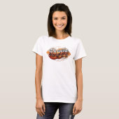Fette HAPPY Statement Design T-Shirt (Vorne ganz)