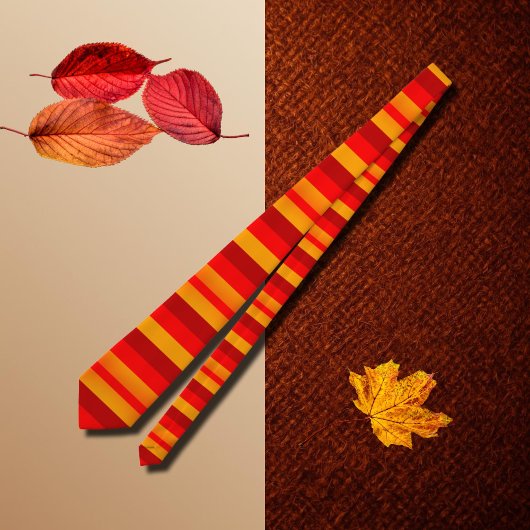 fette Herbststreifen - lebhafte Farben Krawatte