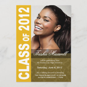 Fette, hippe Abschluss-Fotoankündigung 2012 Ankündigung