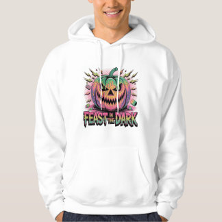 Fette Horrorkürbis-Illustration Hoodie