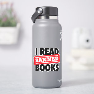 Fette “Ich lese verbotene Bücher” Buchliebhaber Aufkleber