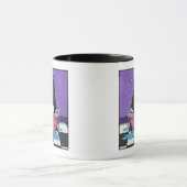 Fette Katze nimmt ein Bad - Katzen-Tasse Tasse (Zentrum)