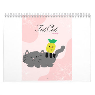 Fette Katze und Freunde kalender ALL FRIENDS BEST