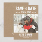 Fette & Knifflige Save-The-Date-Karten Save The Date (Vorne/Hinten)