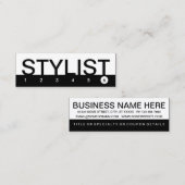 fette Kundenbindung durch STYLIST Treuekarte (Vorne/Hinten)