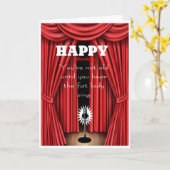 Fette Lady zum Geburtstag Karte (Gelbe Blume)