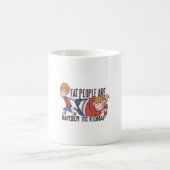 Fette Leute lustig Kaffeetasse (Mittel)
