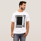 fette Linien Quadrat T-Shirt (Vorne ganz)