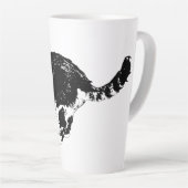 Fette Linien, ruhige Reflexion Milchtasse (Rechte Ecke)