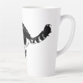 Fette Linien, ruhige Reflexion Milchtasse (Rechts)