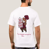 Fette Mädchen-Kuchen, Fredericksburg, VA T-Shirt (Rückseite)