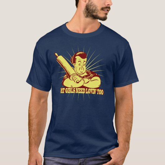 FETTE MÄDCHEN T-Shirt (Vorderseite)