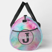 Fette Mandala-Tie-Dye-Monogramm-Personalisierung Duffle Bag (Rechts)