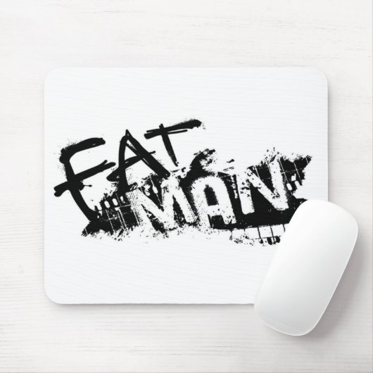 Fette Mann-Mausunterlage Mousepad (Mit Mouse)