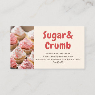 Fette markenfertige Bäckerei-Foto Visitenkarte