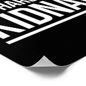 Fette Menschen sind schwerer, lustige Zitate aus W Poster (Ecke)