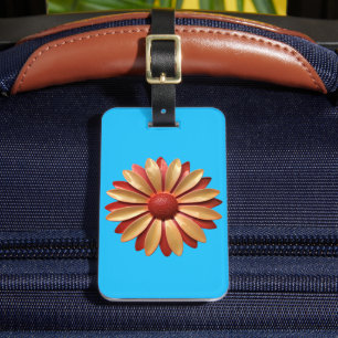 Fette MOD Daisy Flower - Floral Frühjahr Sommer 19 Gepäckanhänger