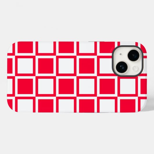 Fette Mod Squares Case-Mate iPhone Hülle (Rückseite (Horizontal))