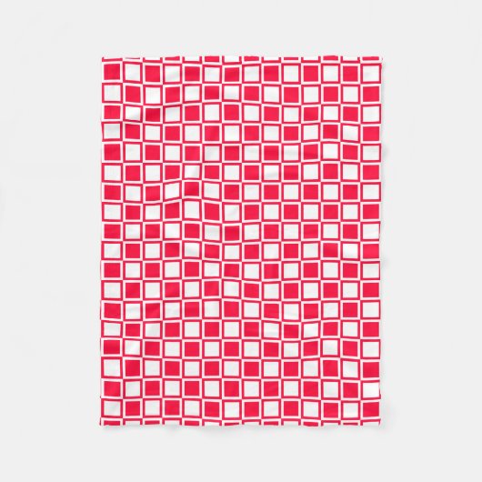 Fette Mod Squares Fleecedecke (Vorderseite)