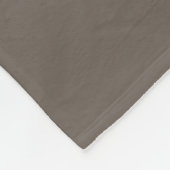 Fette moderne dunkle und helle beige Marke oder Ge Fleecedecke (Ecke)