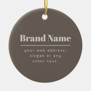 Fette moderne dunkle und helle beige Marke oder Ge Keramik Ornament