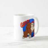 Fette Monkey Kaffeetasse (VorderseiteRechts)