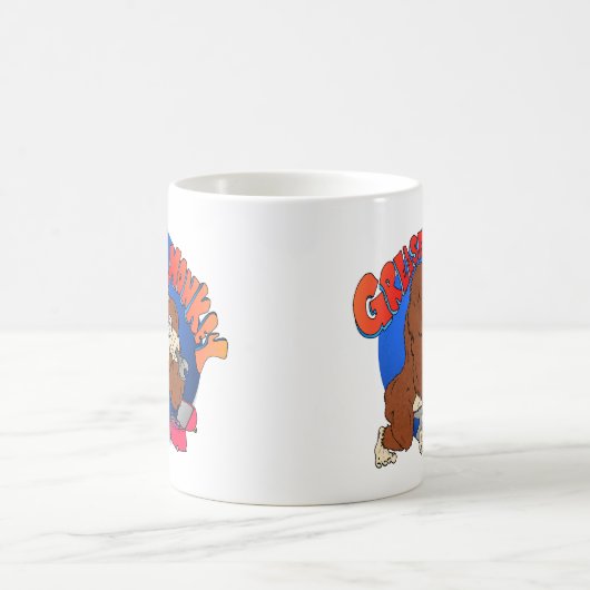 Fette Monkey Kaffeetasse (Mittel)