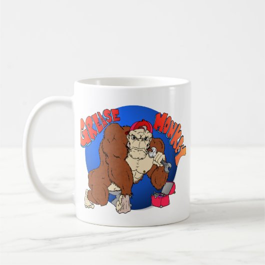 Fette Monkey Kaffeetasse (Links)