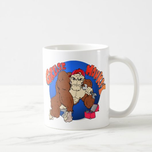 Fette Monkey Kaffeetasse (Rechts)