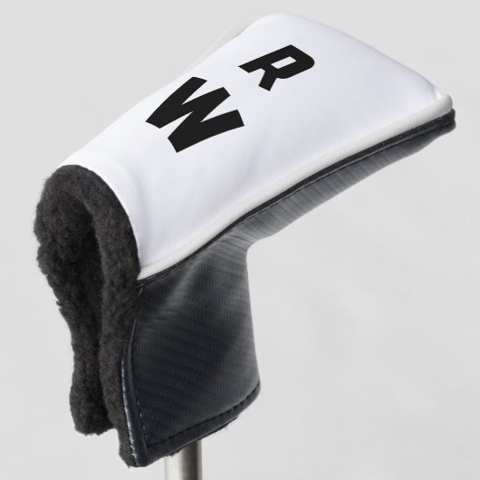 Fette Monogramm Golf Headcover (3/4 Vorderseite)